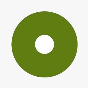 Fıstık Yeşili Fincan Tabağı